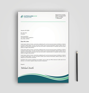 Design En-Tête par sadikul islam pour Safeguard Now Consulting | Design : #28909965