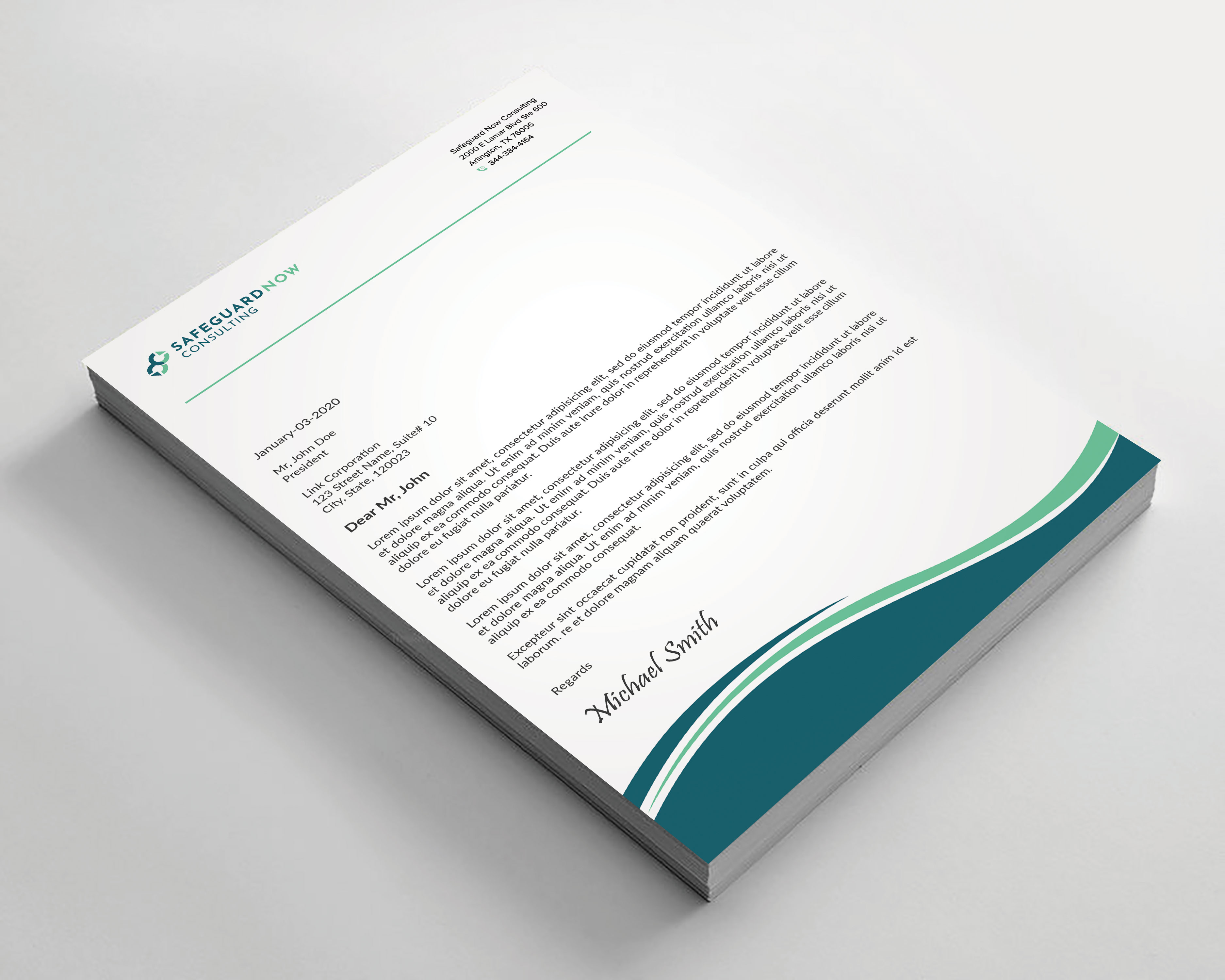 Design En-Tête par sadikul islam pour Safeguard Now Consulting | Design #28910025