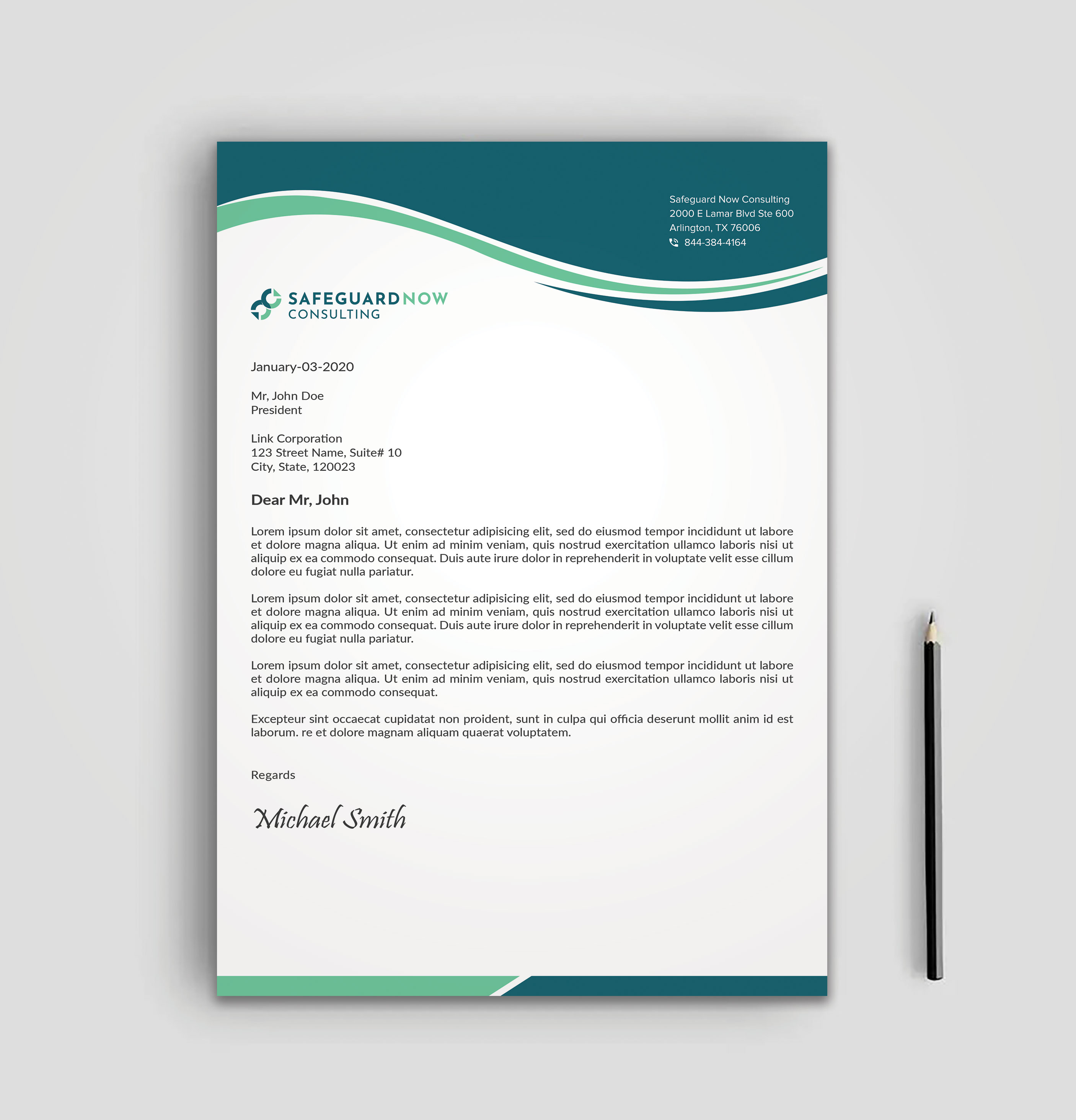 Design En-Tête par sadikul islam pour Safeguard Now Consulting | Design #28910044