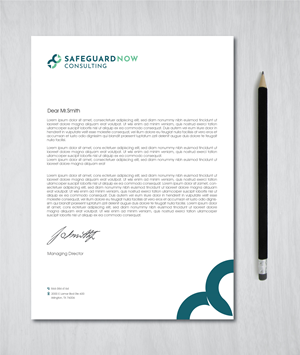 Briefkopf-Design von artbitin für Safeguard Now Consulting | Design: #28892512