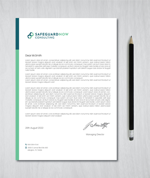 Briefkopf-Design von artbitin für Safeguard Now Consulting | Design: #28892517