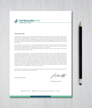 Briefkopf-Design von artbitin für Safeguard Now Consulting | Design: #28892518