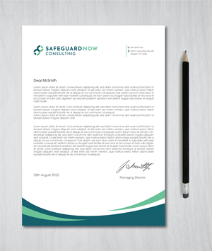 Briefkopf-Design von artbitin für Safeguard Now Consulting | Design: #28898338