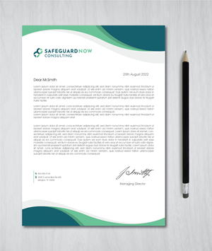 Briefkopf-Design von artbitin für Safeguard Now Consulting | Design: #28898339