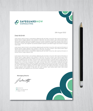 Briefkopf-Design von artbitin für Safeguard Now Consulting | Design: #28898344
