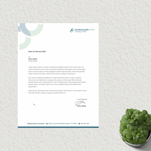 Letterhead Design by nng for Safeguard Now Consulting | Design: #28891786