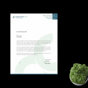 Letterhead Design by nng for Safeguard Now Consulting | Design: #28892213
