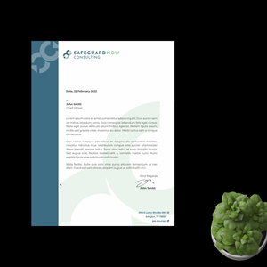 Letterhead Design by nng for Safeguard Now Consulting | Design: #28892651
