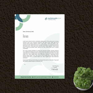 Letterhead Design by nng for Safeguard Now Consulting | Design: #28894533