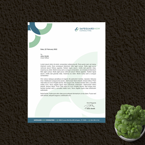 Letterhead Design by nng for Safeguard Now Consulting | Design: #28897626