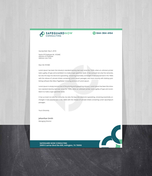 Briefkopf-Design von Creations Box 2015 für Safeguard Now Consulting | Design: #28898494
