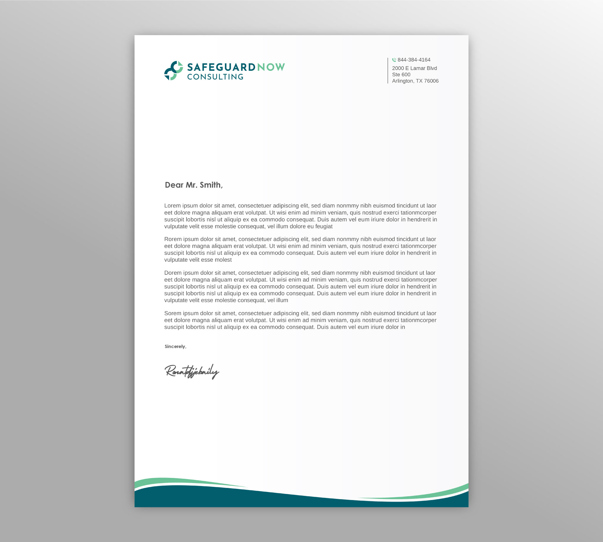 Letterhead Design by LAXMI DESIGNHUB for Safeguard Now Consulting | Design #28892578