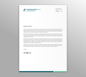 Briefkopf-Design von LAXMI DESIGNHUB für Safeguard Now Consulting | Design: #28892580