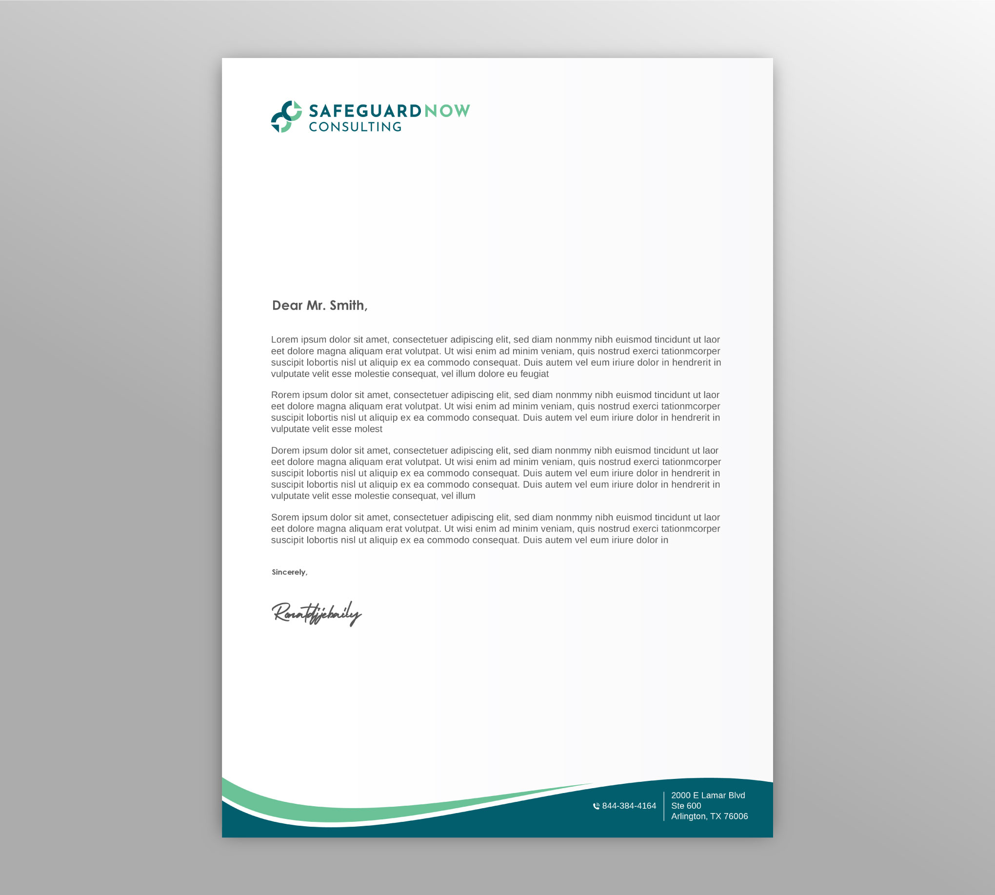 Letterhead Design by LAXMI DESIGNHUB for Safeguard Now Consulting | Design #28892585