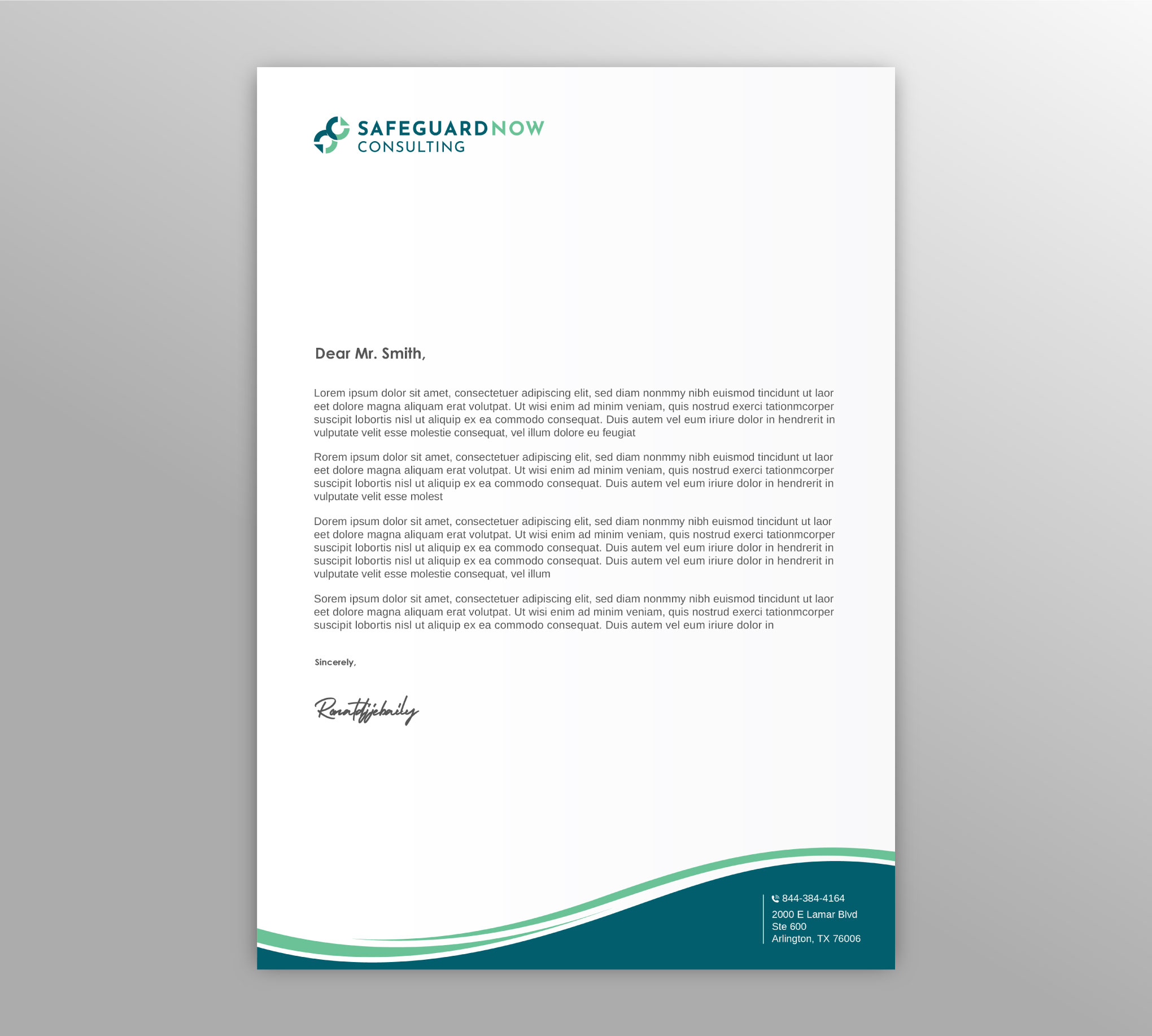Letterhead Design by LAXMI DESIGNHUB for Safeguard Now Consulting | Design #28892587