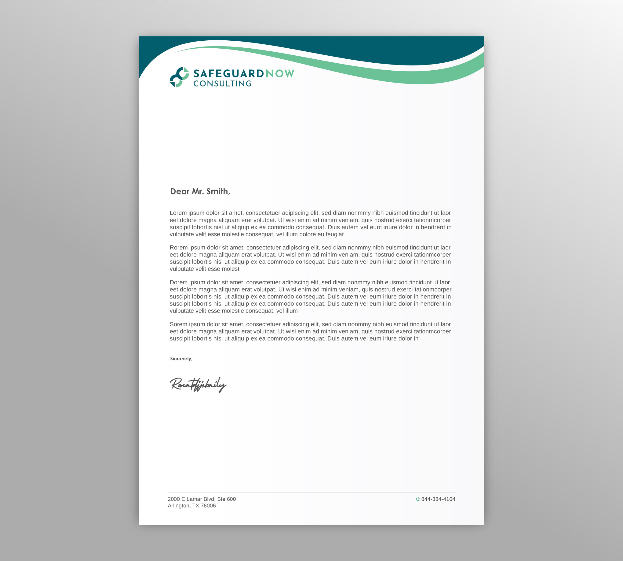 Letterhead Design by LAXMI DESIGNHUB for Safeguard Now Consulting | Design #28892590