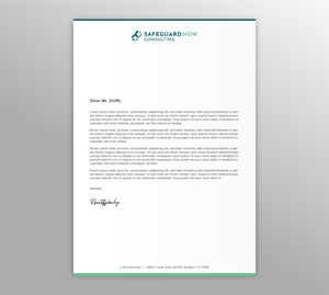 Briefkopf-Design von LAXMI DESIGNHUB für Safeguard Now Consulting | Design: #28892598