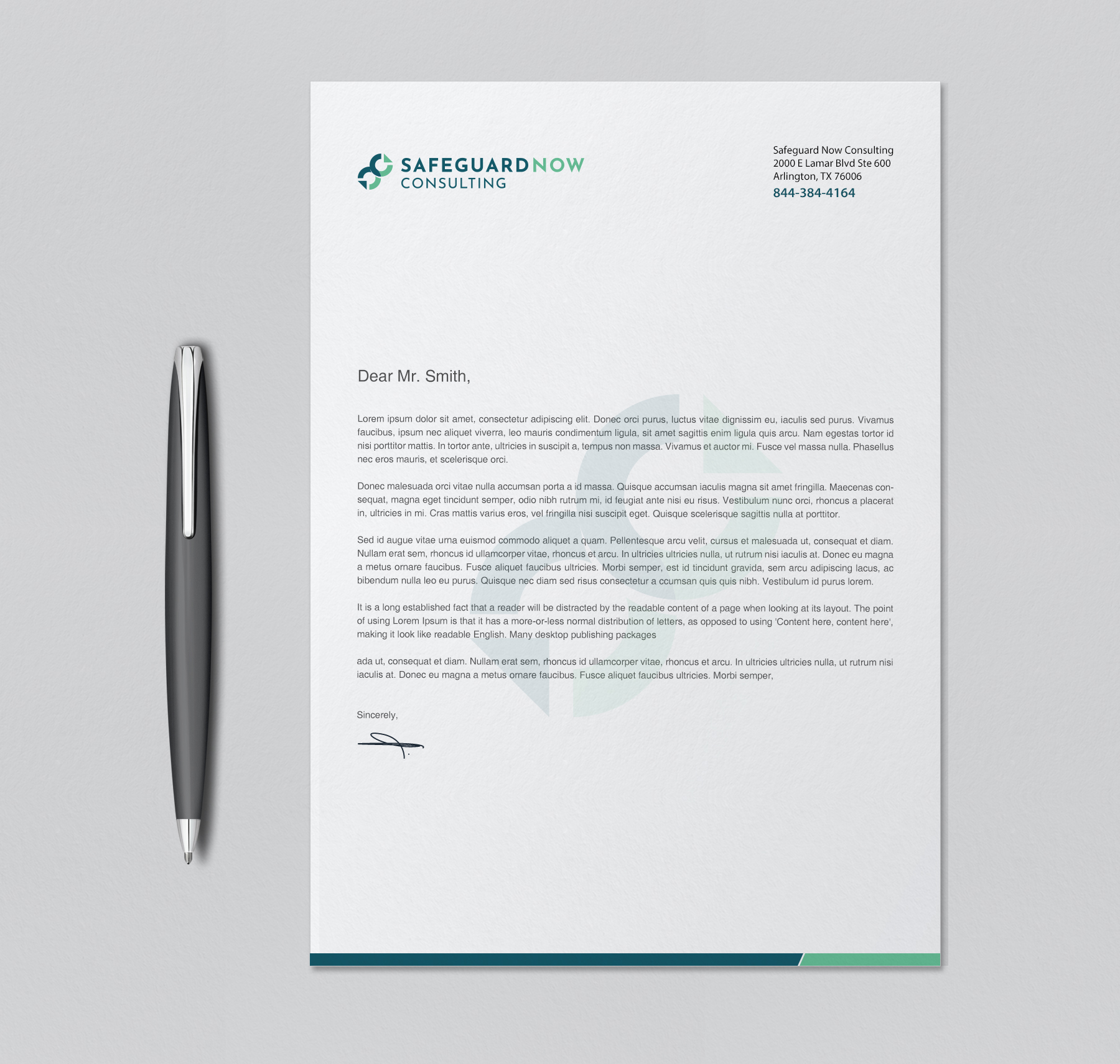 Letterhead Design by chandrayaan.creative for Safeguard Now Consulting | Design #28893973