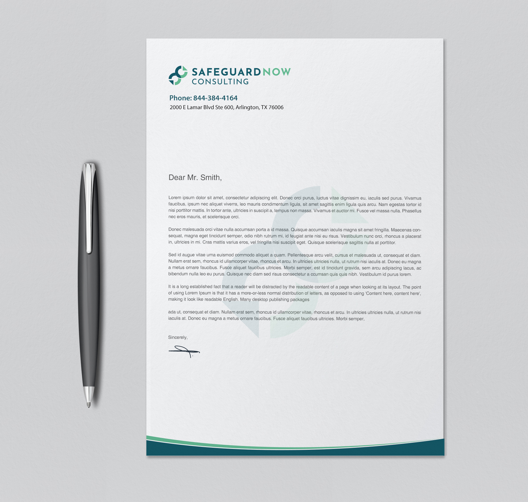 Briefkopf-Design von chandrayaan.creative für Safeguard Now Consulting | Design #28893974