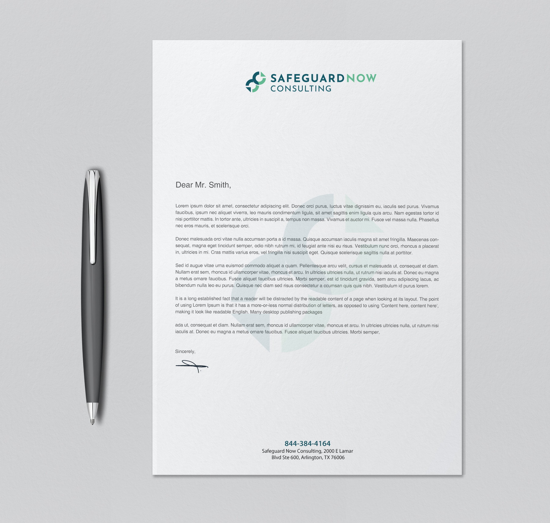 Letterhead Design by chandrayaan.creative for Safeguard Now Consulting | Design #28893976
