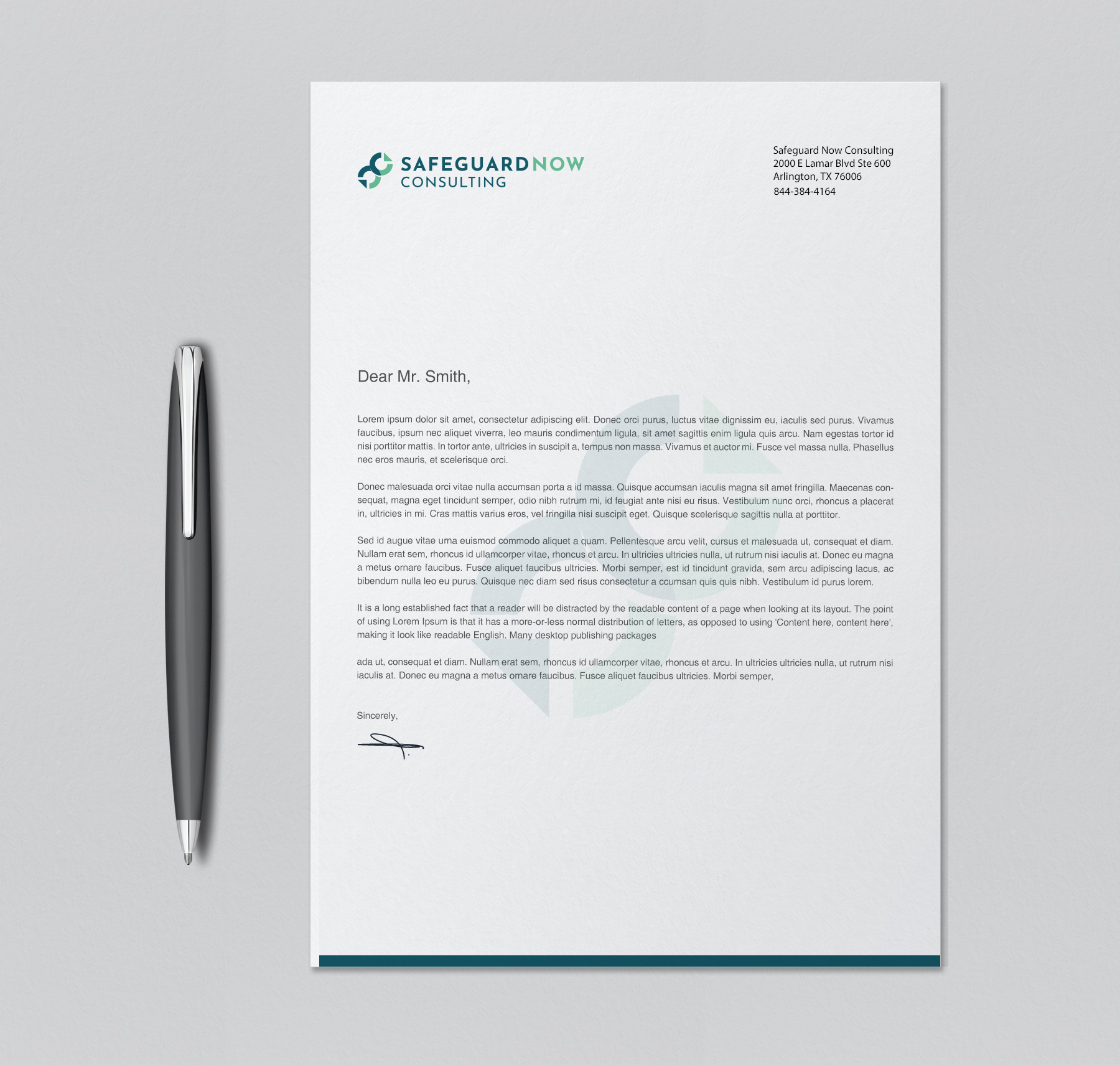 Letterhead Design by chandrayaan.creative for Safeguard Now Consulting | Design #28893978