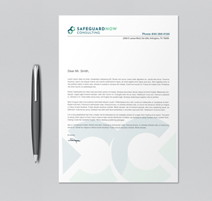 Briefkopf-Design von chandrayaan.creative für Safeguard Now Consulting | Design: #28893979