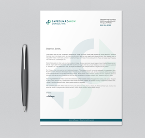 Briefkopf-Design von chandrayaan.creative für Safeguard Now Consulting | Design: #28893980