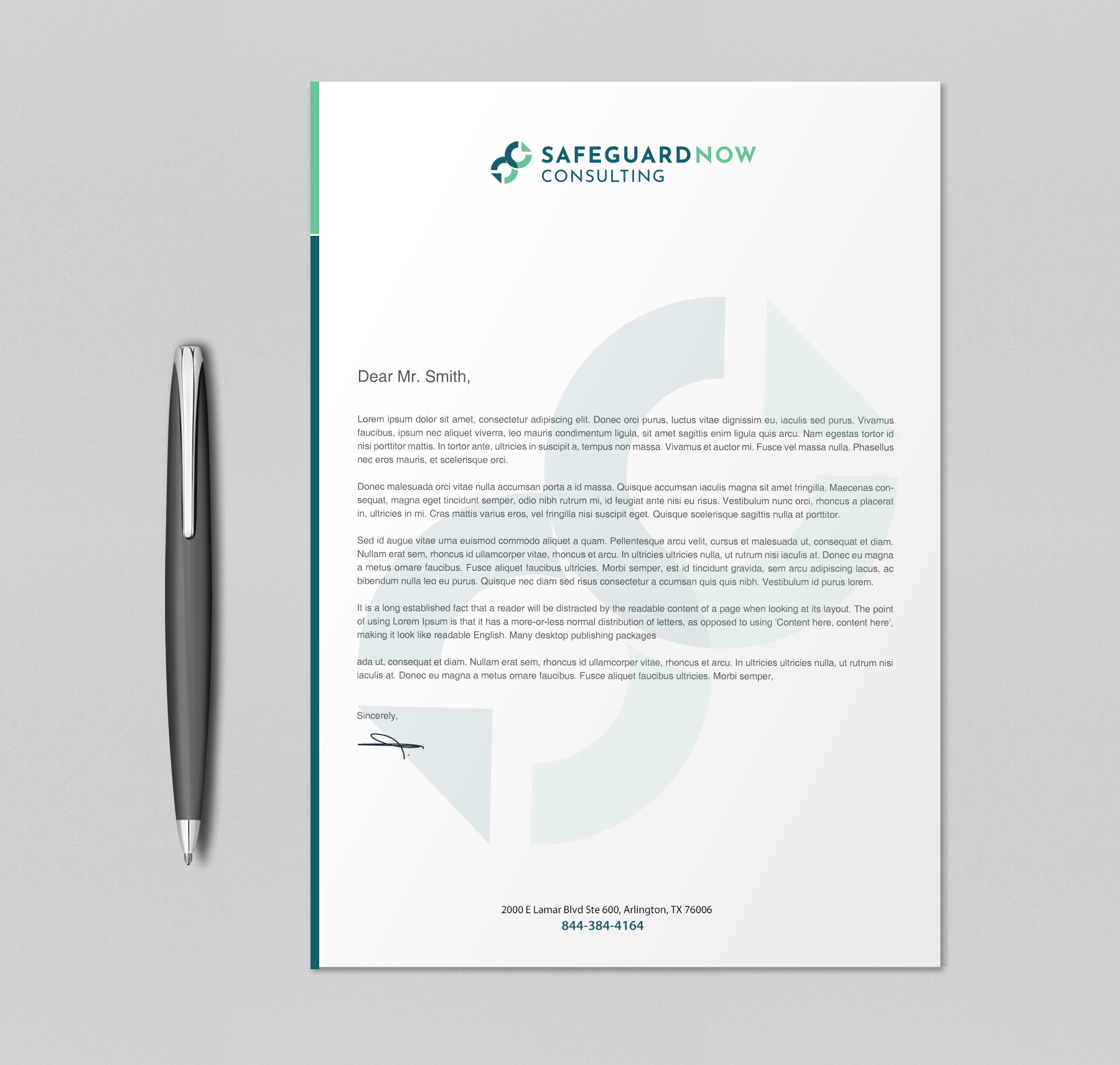 Letterhead Design by chandrayaan.creative for Safeguard Now Consulting | Design #28893981