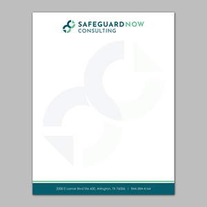 Diseño de Membrete por T.R para Safeguard Now Consulting | Diseño: #28893280