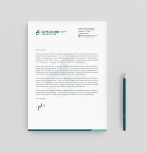 Letterhead Design by R.design for Safeguard Now Consulting | Design: #28892103