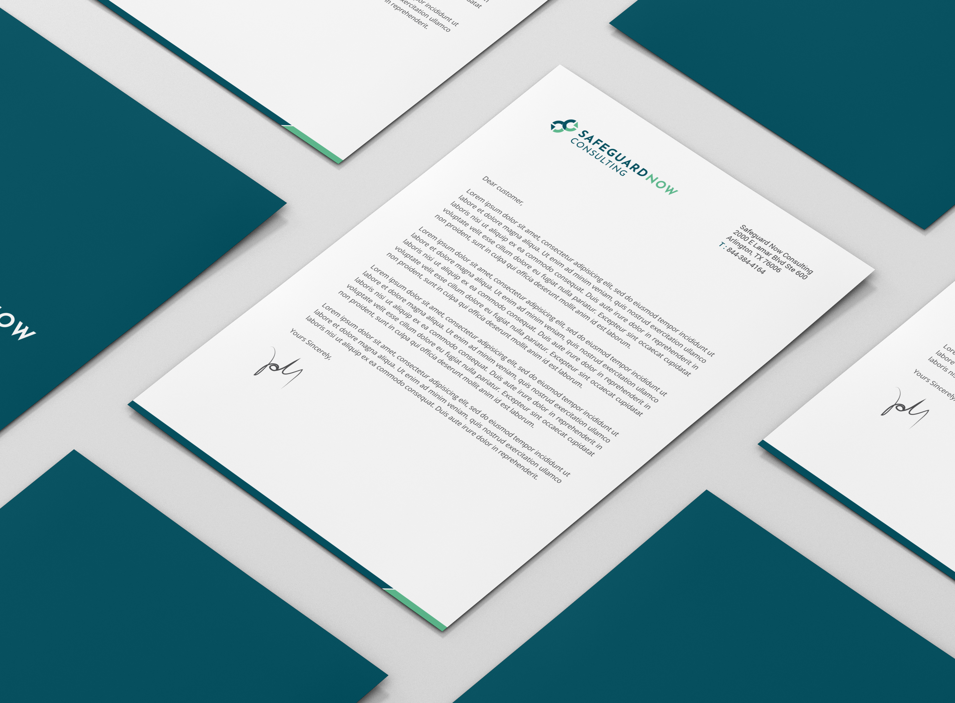 Diseño de Membrete por R.design para Safeguard Now Consulting | Diseño #28892106