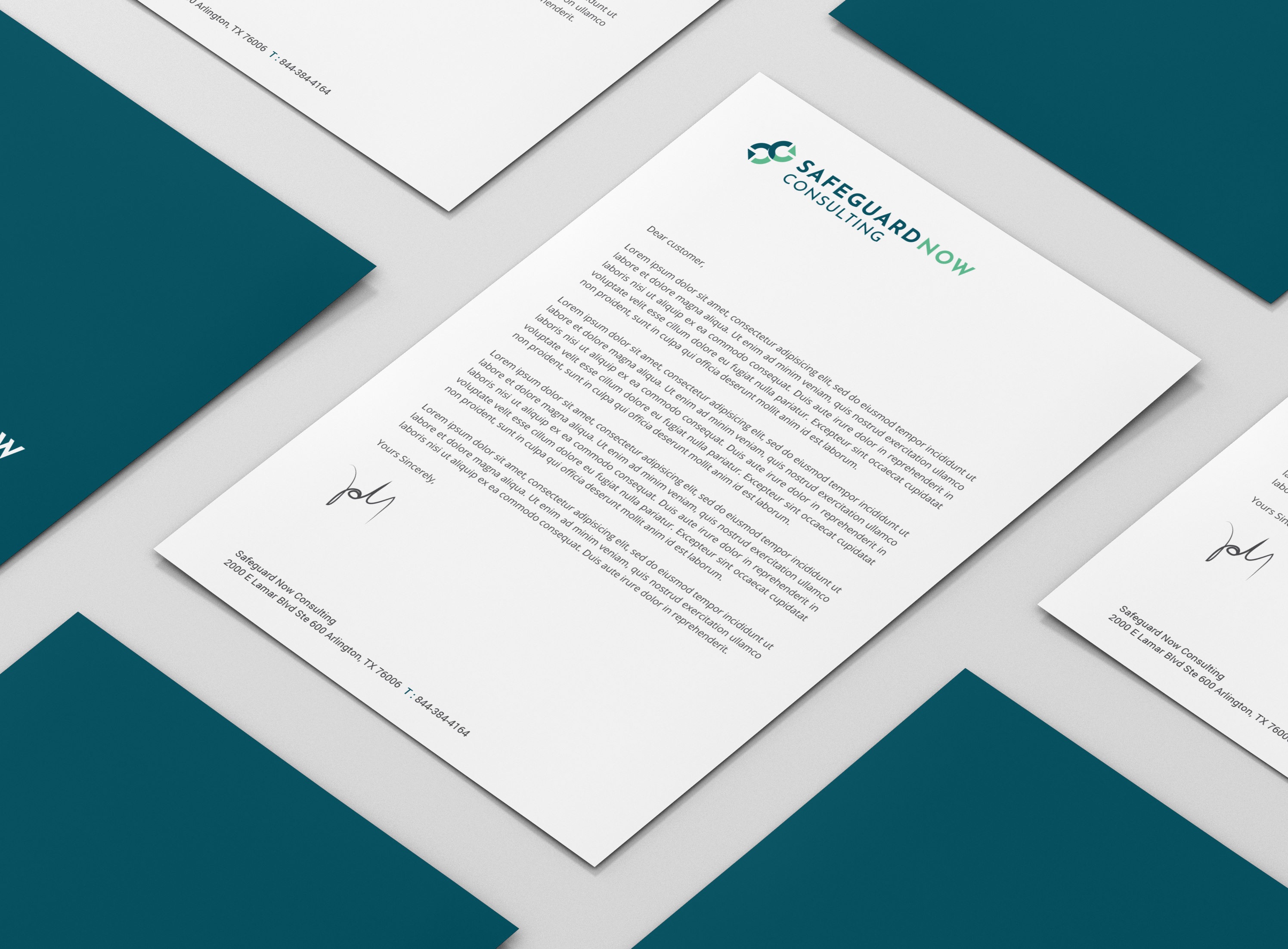 Diseño de Membrete por R.design para Safeguard Now Consulting | Diseño #28892107