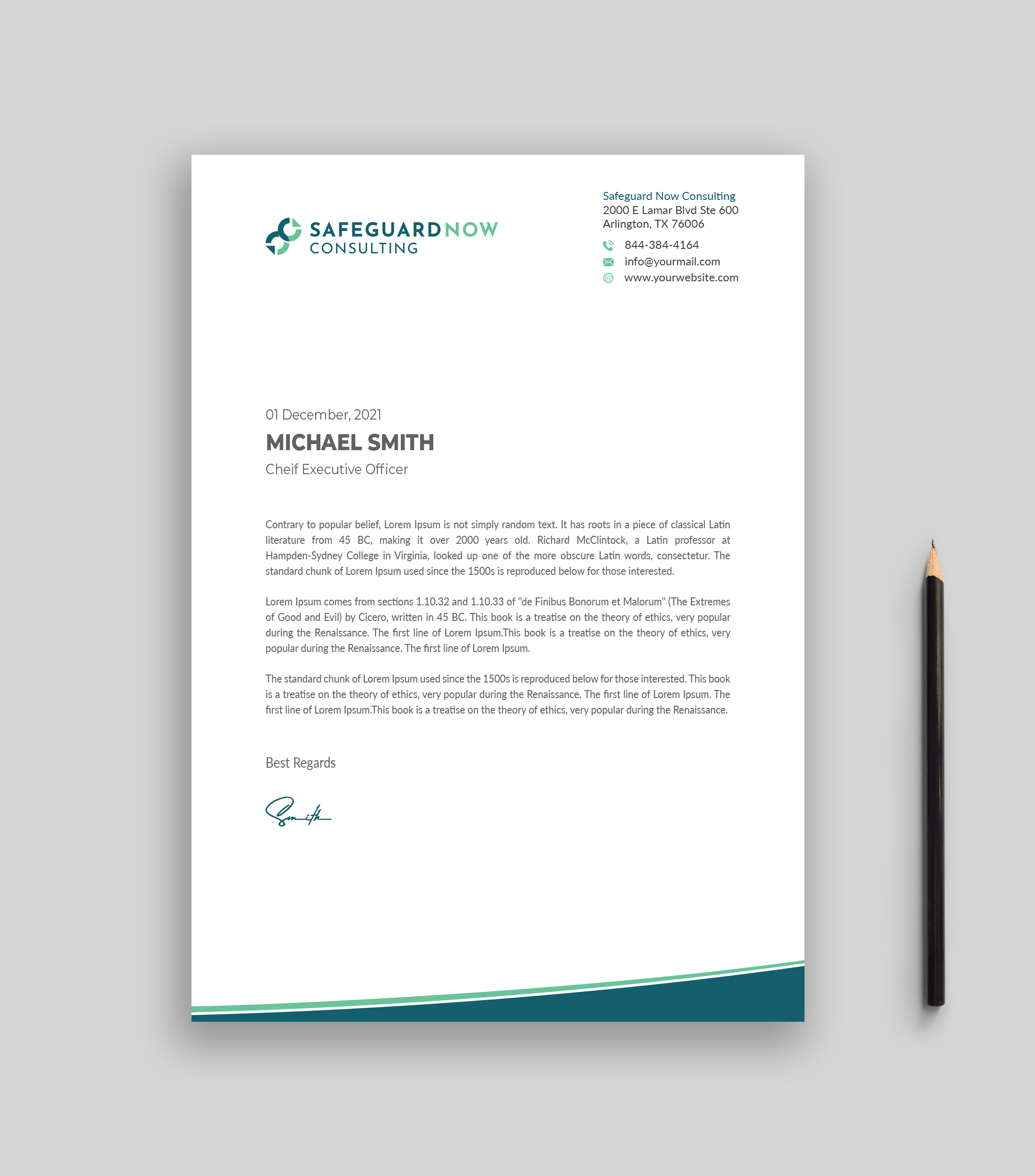 Letterhead Design by Musa. A for Safeguard Now Consulting | Design #28907536