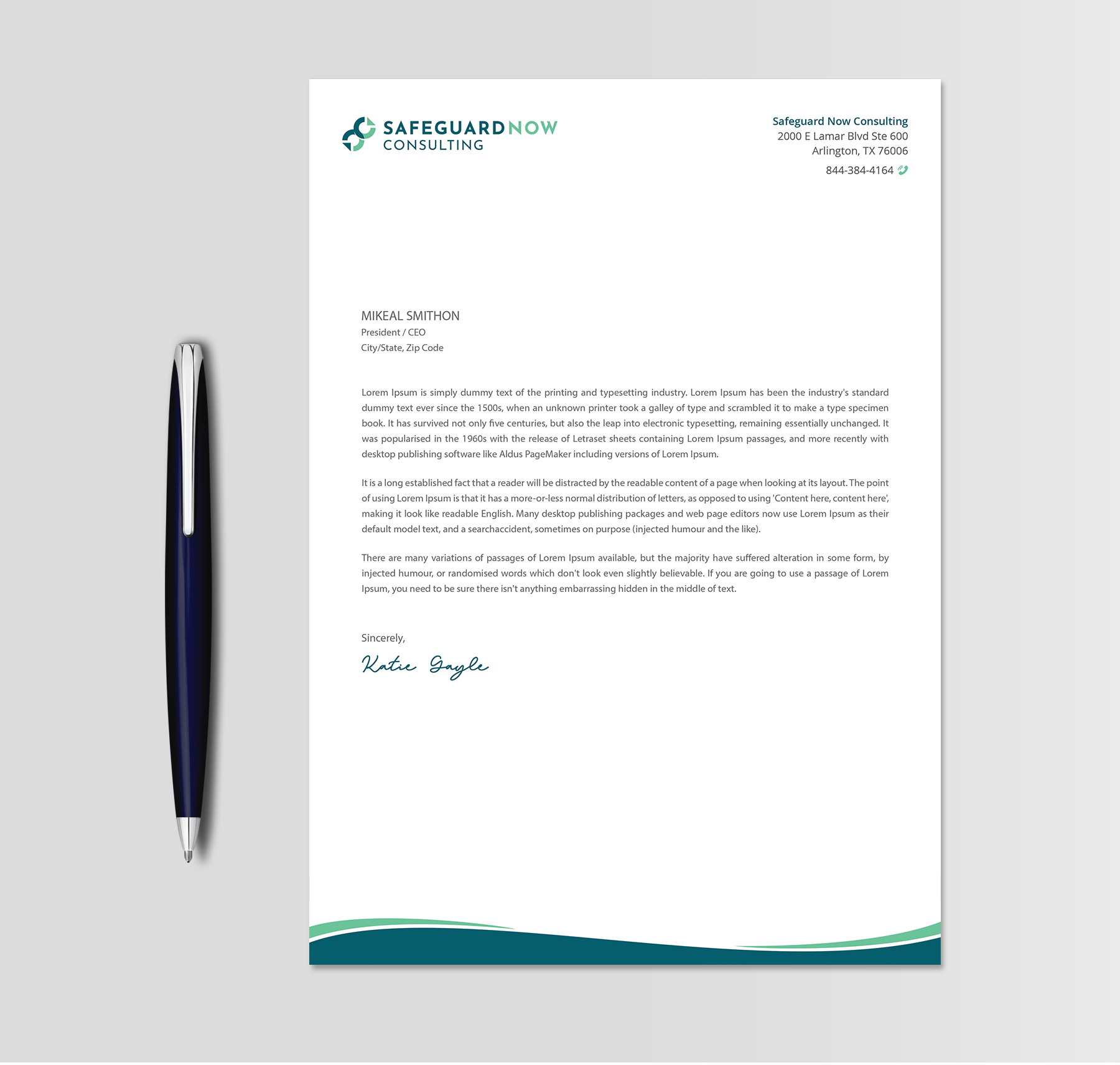 Diseño de Membrete por DesignShout para Safeguard Now Consulting | Diseño #28896842