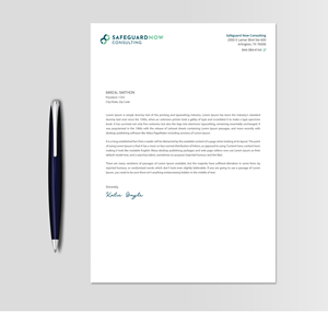 Letterhead Design by DesignShout for Safeguard Now Consulting | Design: #28896843