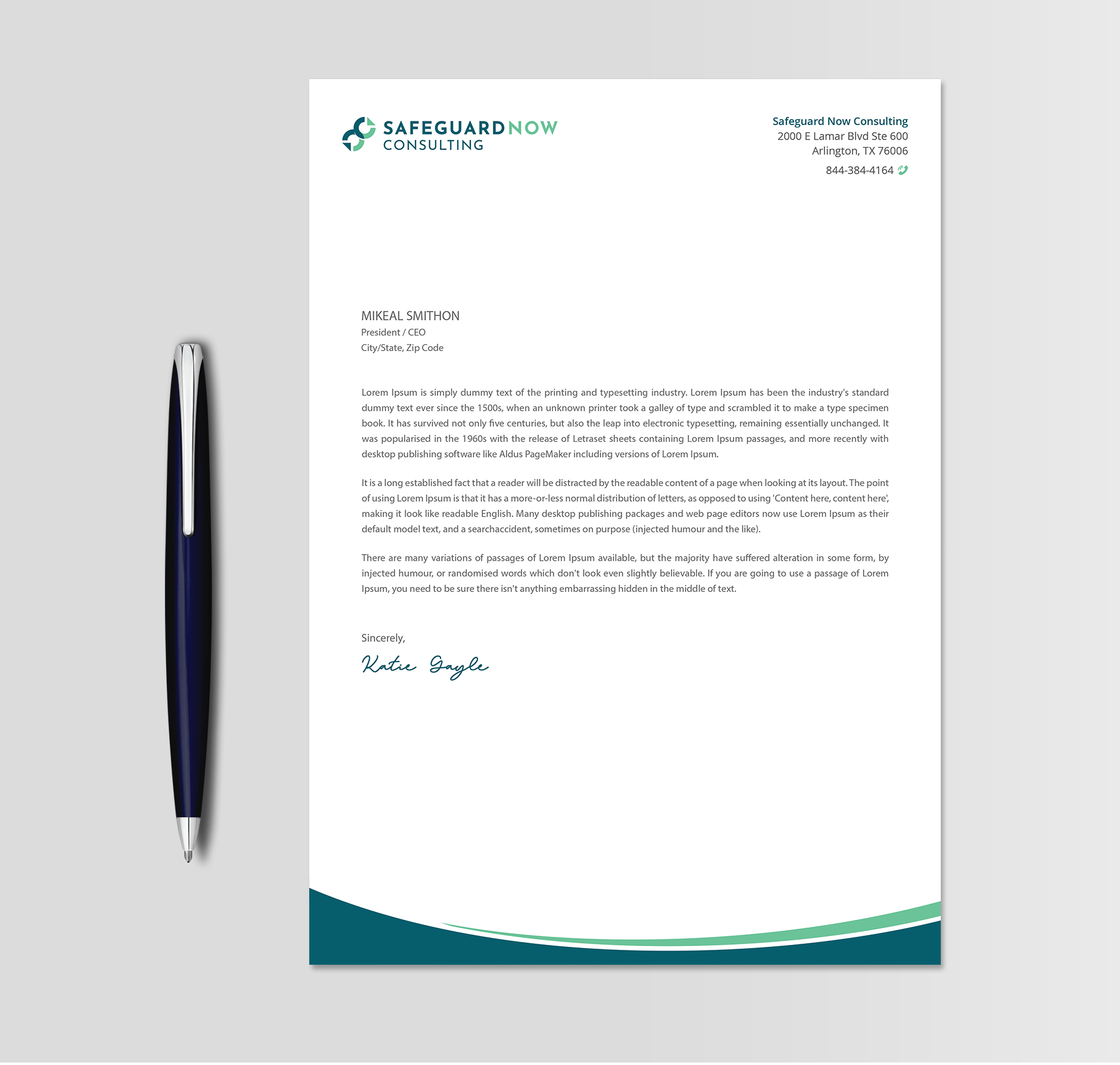 Diseño de Membrete por DesignShout para Safeguard Now Consulting | Diseño #28896845