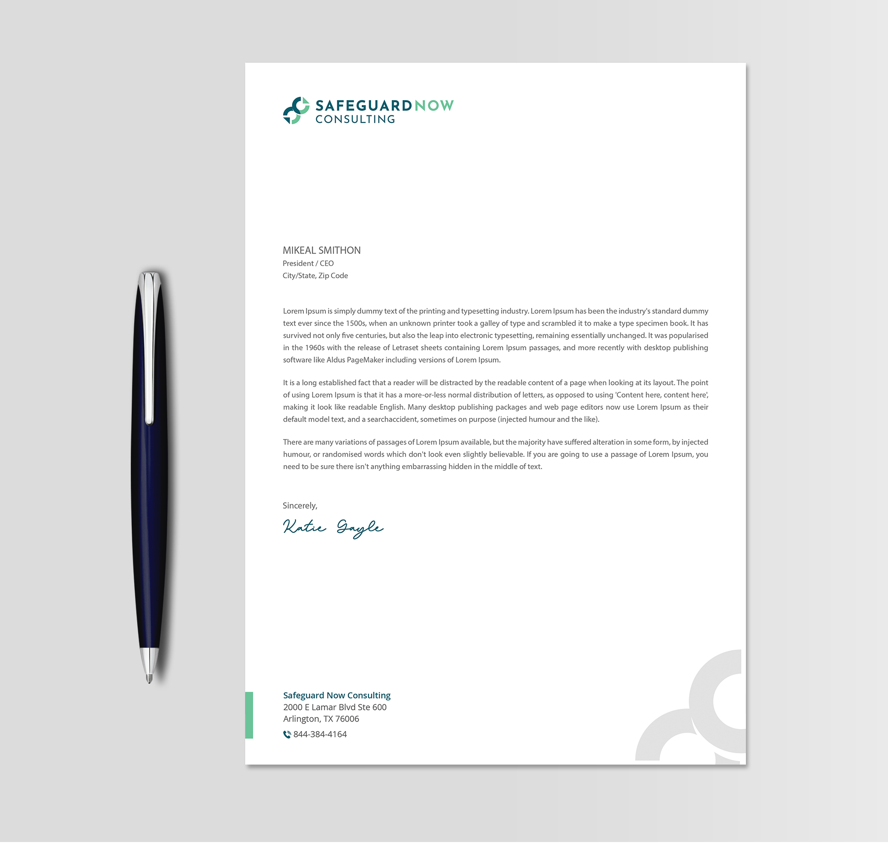 Design En-Tête par DesignShout pour Safeguard Now Consulting | Design #28899983