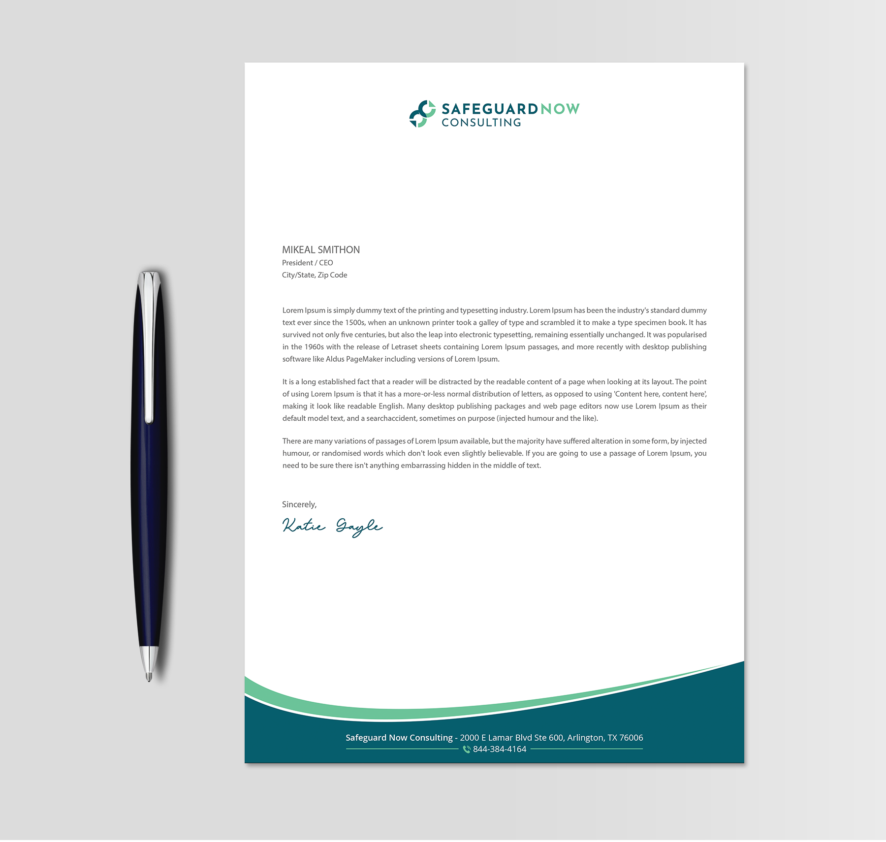 Diseño de Membrete por DesignShout para Safeguard Now Consulting | Diseño #28900014