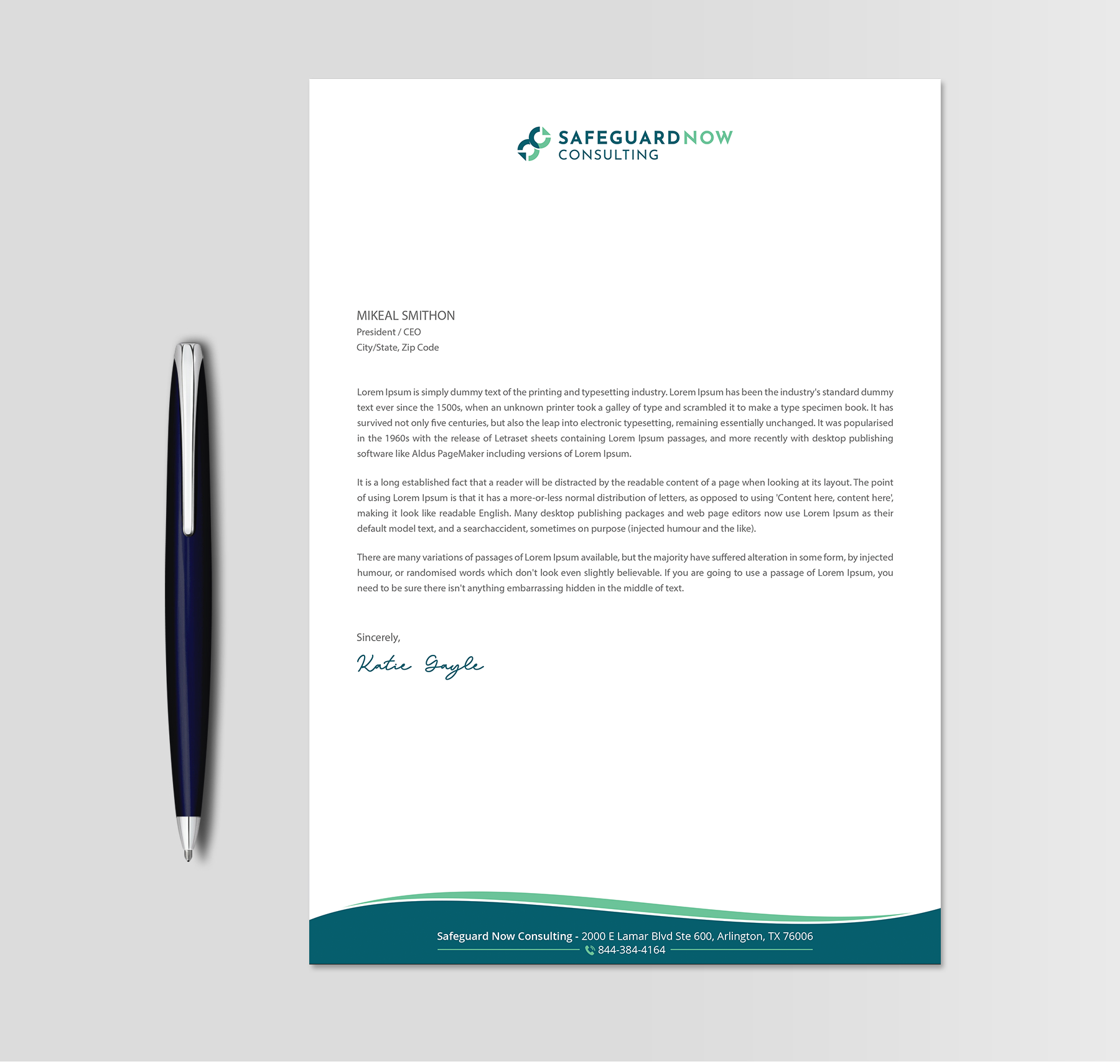 Diseño de Membrete por DesignShout para Safeguard Now Consulting | Diseño #28901627