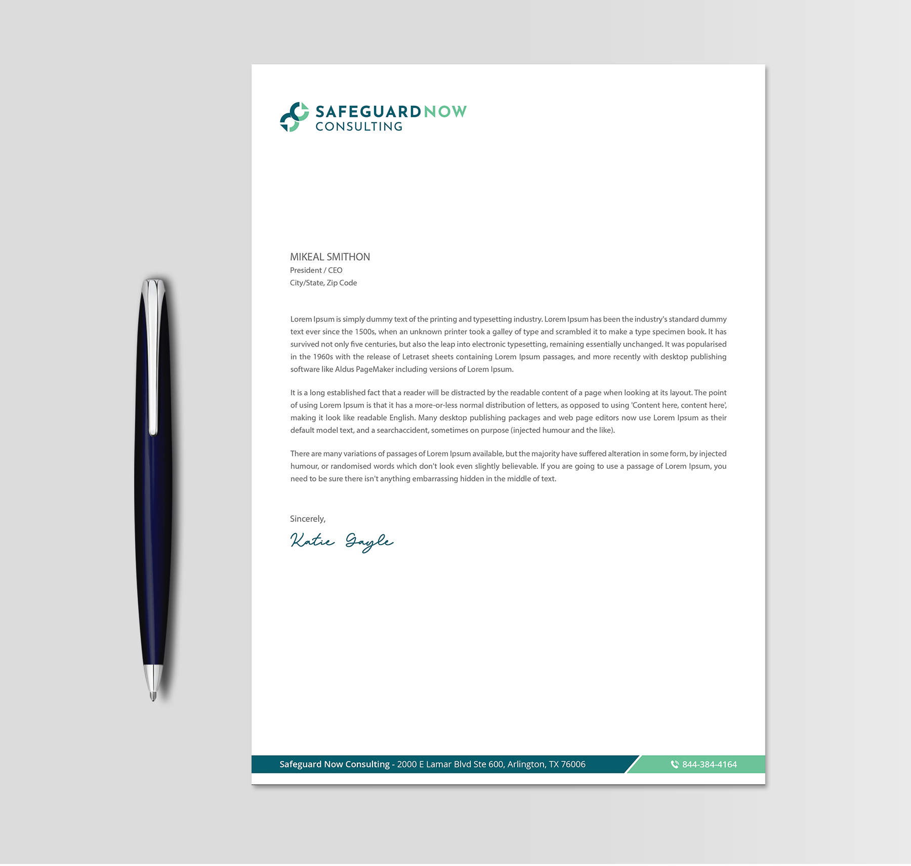 Diseño de Membrete por DesignShout para Safeguard Now Consulting | Diseño #28901712