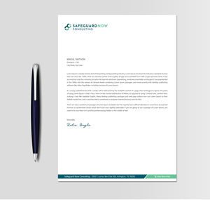 Letterhead Design by DesignShout for Safeguard Now Consulting | Design: #28901712