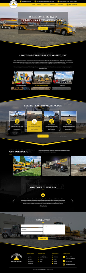 Web Design by Titan Eagle for this project | Design: #28898742