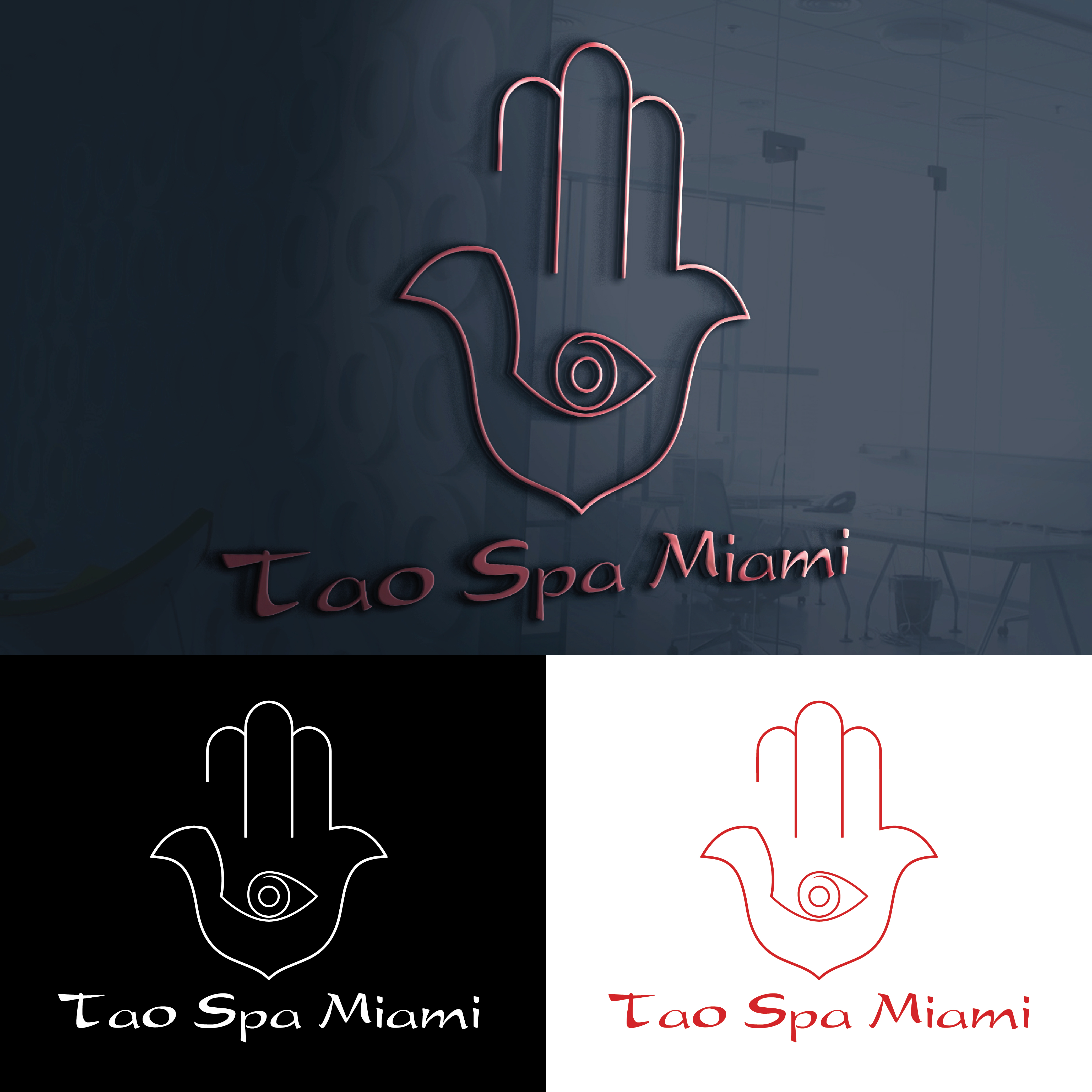 Logo Design by Charlie Benitez for Tao Spa Miami | Design #28908613
