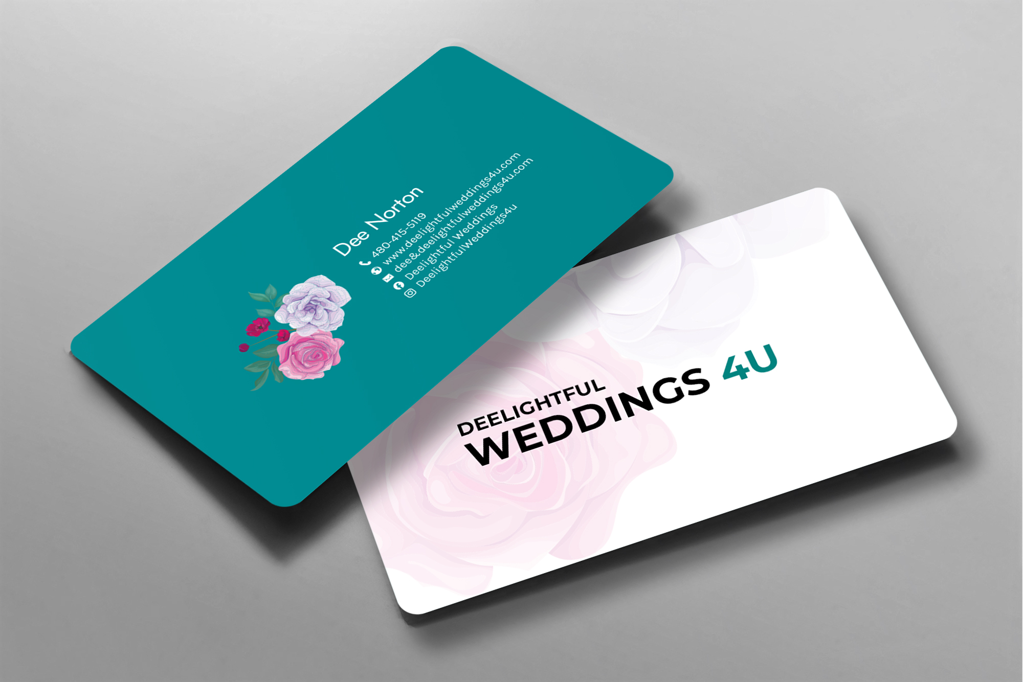 Business Card Design by chandrayaan.creative for Deelightful Weddings | Design #28893940