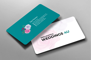 Diseño de Tarjeta de Presentación por chandrayaan.creative para Deelightful Weddings | Diseño: #28893940