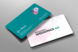 Diseño de Tarjeta de Presentación por chandrayaan.creative para Deelightful Weddings | Diseño: #28893942