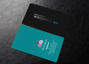 Diseño de Tarjeta de Presentación por chandrayaan.creative para Deelightful Weddings | Diseño: #28893943
