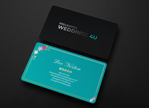 Diseño de Tarjeta de Presentación por chandrayaan.creative para Deelightful Weddings | Diseño: #28893950
