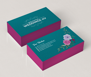 Diseño de Tarjeta de Presentación por chandrayaan.creative para Deelightful Weddings | Diseño: #28894665