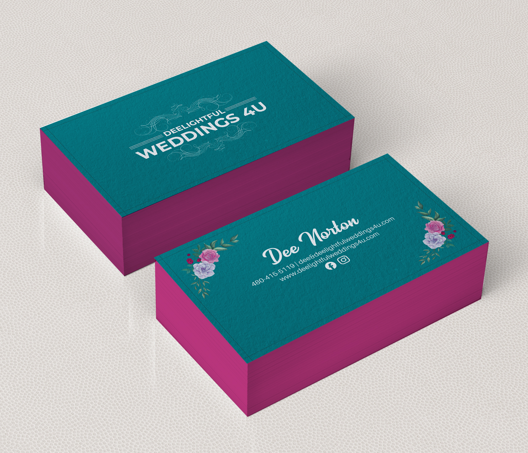 Business Card Design by chandrayaan.creative for Deelightful Weddings | Design #28894666